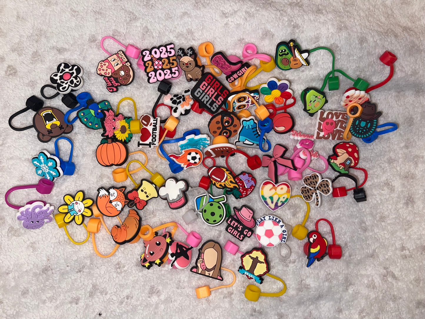 Straw Toppers- Read Description